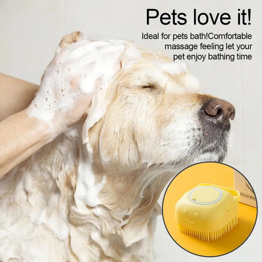 Bath Brush Pet Shampoo Massage inupaw