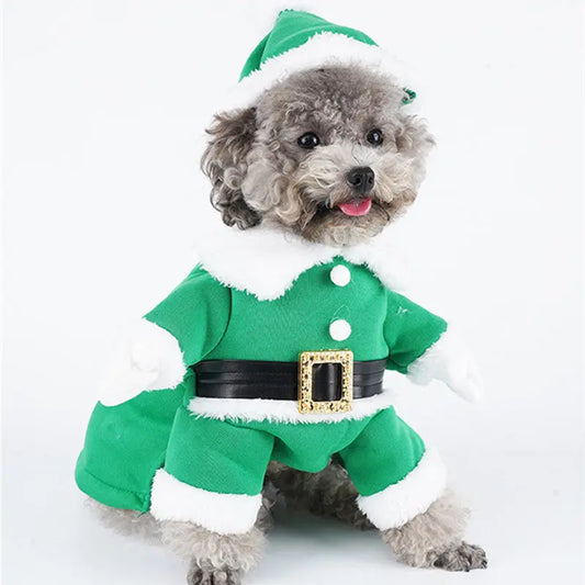 Cosplay Santa Christmas for Pets - inupaw